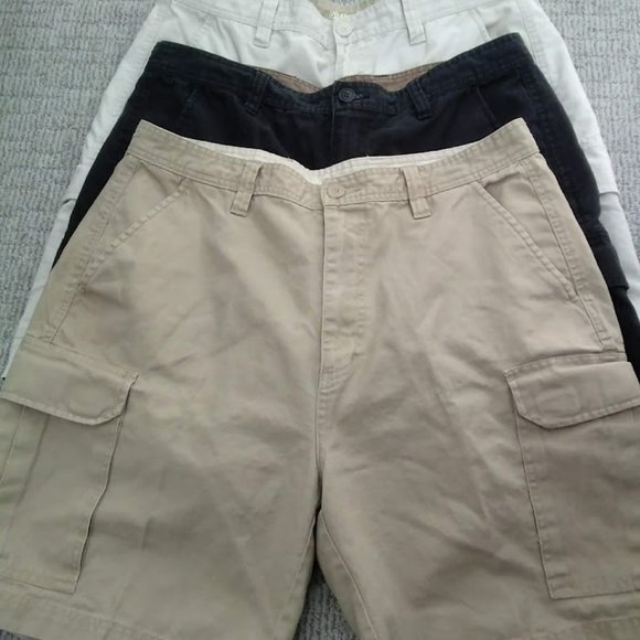 St. John's Bay Shorts 3 Pair Cargo Shorts Size 36 Poshmark